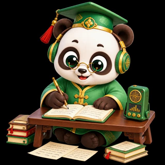 Practice Panda Mascot
